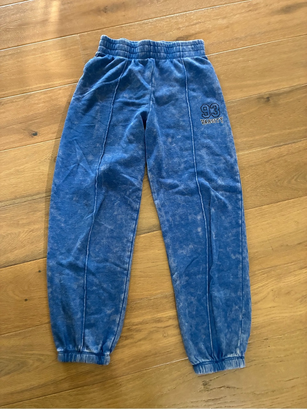 No Boundaries Blue Acid-Wash '93 Jogger Sweatpants